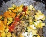A picture of step 2 of Khatti Meethi Pumpkin Bhaji.