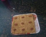 A picture of step 9 of Besan burfi in Microwave.
