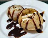 A picture of step 7 of Chocolaty Panipuri Bombs.