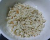 A picture of step 2 of Bread ka halwa.