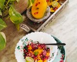 A picture of step 4 of Mango Chatpata Salad (Masala Bundi with Mango salad) 🥗.