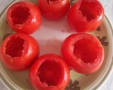 Foto del paso 1 de la receta: Tomate relleno con verduras, arroz y atún