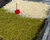 Foto langkah ke 10 dari resep Brownies kukus coklat greentea.
