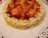 Foto del paso 4 de la receta Tarta de turrón y yema tostada