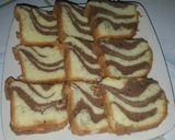 Foto langkah ke 11 dari resep Bolu zebra.