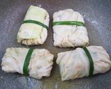 Gambar langkah 7 resipi Martabak Vegies.