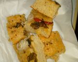 A picture of step 4 of Focaccia bread recipe.