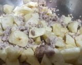 صورة لخطوة 4 من وصفة غراتان بطاطا 🥔 بكفتة الدجاج 🤤
