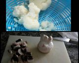 Foto del paso 1 de la receta Revuelto de coliflor y champiñones