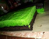 Foto langkah ke 11 dari resep Brownise coklat pandan.