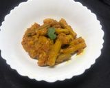 A picture of step 9 of Drumstick sabzi.