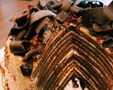 Foto langkah ke 10 dari resep Dark Chocolate Mille Crepes with Cream Cheese.