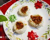 A picture of step 6 of Jeera Rice with Rajma.