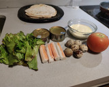 Foto del paso 2 de la receta: Wrap de atún 🐟 y cangrejo 🦀