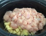 Foto del paso 2 de la receta: Crema de papa y pollo en olla de cocción lenta