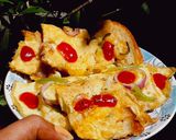 A picture of step 1 of Egg French toast.