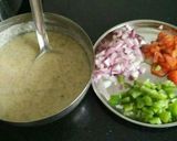 A picture of step 1 of WholeMoongSproutsVegUttapam.