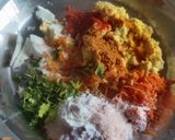 A picture of step 2 of Kamale E Kabab.