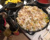 Foto del paso 13 de la receta: Yakimeshi de pollo (Arroz Frito)