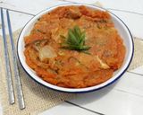 Foto langkah ke 3 dari resep Pancake Kimchi/Kimchi-Jeon 김치 전.