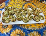 Une image de l'étape 7 de Palmiers feuilletés au pesto de cresson, jambon blanc et pavot bleu.