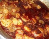 A picture of step 4 of Kashmiri dum aloo.