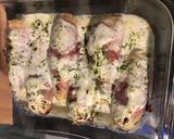 Une image de l'étape 10 de Courgettes blanches sauce crème au jambon cru,burrata di puglia et basilic.