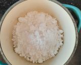 A picture of step 1 of Persian Coconut Loz (Traditional Iranian Coconut Sweet).