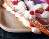 Une image de l'étape 6 de Feuilletés triangles gourmands chantilly framboises 😋#janvier.