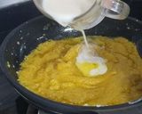 A picture of step 3 of Mango sheera.