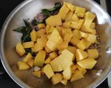 A picture of step 3 of Yellow pumpkin Fenugreek seeds sprouts subji.