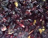 A picture of step 1 of Zobo drink.
