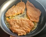 A picture of step 3 of Crispy Chicken Alfredo Penne Pasta.