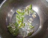 A picture of step 4 of Moong dal chilla.