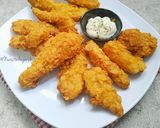 Foto langkah ke 4 dari resep Doritos Chicken Fingers.