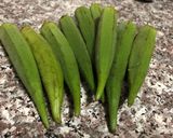A picture of step 1 of Bharwa Bhindi [ gravy].