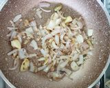 A picture of step 7 of Gnocchi in Awadhi style.