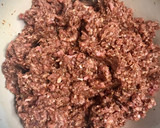 Foto del paso 6 de la receta: Cena norteamericana: Hamburguesas caseras con aros de cebolla y salsa barbacoa