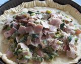 Foto del paso 5 de la receta: Tarta de zapallitos y jamón