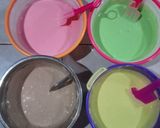 Foto langkah ke 4 dari resep Bolu Pelangi Kukus.