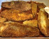 A picture of step 7 of Eggplant Parmesan.