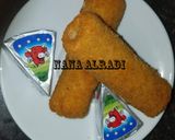 صورة لخطوة 8 من وصفة لفايف التوست او Toast rolls