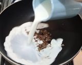 A picture of step 5 of Fettuccine Alfredo Pasta.
