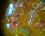 A picture of step 15 of Dal Puri with Bihar Style Dal Fry.