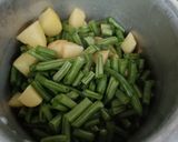 A picture of step 1 of Methi beans.