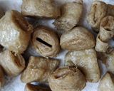 A picture of step 2 of Chaap walnutty curry.