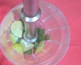 A picture of step 2 of Virgin mojito.