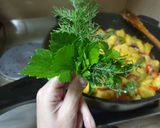 Pas rețetă Salată caldă de cartofi 2 fotografie