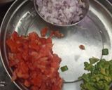 A picture of step 3 of Tangy Mexican tacos with hung Curd dip.