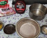 A picture of step 1 of Chocolate choco chips cake.